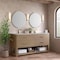James Martin Vanities Lucian 72in Double Vanity, Carbon Oak w/ 3 CM Victorian Silver Quartz Top D704-V72-PBO-3VSL - alternate 6